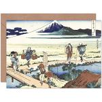 Hokusai Nakahara Sagami-provinsen Porters japansk