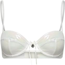 Holographic Bra Lingerie Bras & Tops Balc Tte Bras White OW Collection