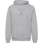 Hoodie Falun Local Planet Grey Melange Tops Sweat-shirts & Hoodies Hoodies Grey DEDICATED