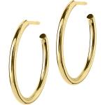 Hoops Earrings Gold Medium Accessories Jewellery Earrings Hoops Gold Edblad