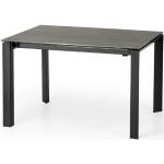 Retro Gråa Matbord från Skånska Möbelhuset förlängningsbara i Metall 