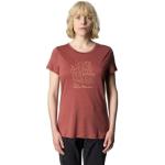 Rockiga Hållbara Röda Tränings t-shirts från Houdini på rea i Material som andas i Jerseytyg för Damer 