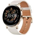 Huawei Watch GT 3 42 mm Gold with White Leather Strap 55027150