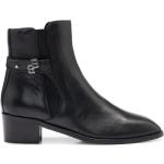 Svarta Ankle-boots från HUGO BOSS BOSS på rea i Läder för Damer 
