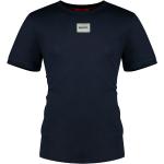 Ekologiska Blåa Kortärmade T-shirts stora storlekar från HUGO BOSS HUGO på rea i Storlek XXL i Jerseytyg för Herrar 