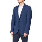 HUGO Kostymjacka för män, Blå (Dark Blue 401), 48