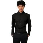 Formella Svarta Långärmade Kostymskjortor från HUGO BOSS HUGO på rea med Kent krage i Bomull för Herrar 