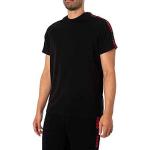 Sportiga Svarta Kortärmade T-shirts stora storlekar från HUGO BOSS HUGO på rea i Storlek XXL i Bomull för Herrar 