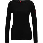 Svarta Långärmade Långärmade T-shirts från HUGO BOSS HUGO på rea i Storlek M för Damer 