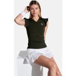 Militärgröna Träningskläder med volang i Storlek XL för Damer 