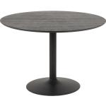 Svarta Runda matbord Lackerade från Skånska Möbelhuset med diameter 110cm i Ask 