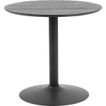 Svarta Runda matbord från Skånska Möbelhuset med diameter 80cm i Metall 