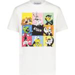 Vita Looney Tunes T-shirts med tryck från Iceberg för Herrar 