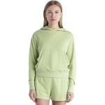 Gröna Långärmade Tränings hoodies från Icebreaker i Storlek XL i Merino för Damer 