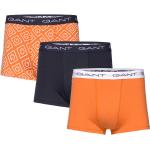 Orange Boxershorts från Gant 3 delar i Storlek S för Herrar 