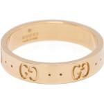 Guldringar med polerad finish från Gucci Icon 18K Guld Graverade i Gult guld för Damer 