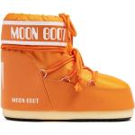 Orange Moonboots från Moon Boot Icon i storlek 33 med Slip-on med rundad tå i Gummi för Damer 