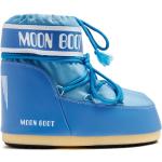 Blåa Moonboots från Moon Boot Icon Vattenavvisande i storlek 33 med Snörning med rundad tå i Gummi för Damer 