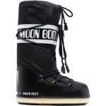 Svarta Moonboots från Moon Boot Icon i storlek 31 med rundad tå i Gummi för Barn 