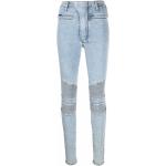MC/Biker wear Blåa Skinny jeans från Philipp Plein på rea med L30 med W28 i Denim för Damer 