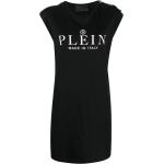 Casual Svarta Holkärmade T-Shirt klänningar från Philipp Plein på rea för Damer 