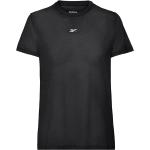 Svarta Kortärmade Tränings t-shirts från Reebok i Storlek XS 