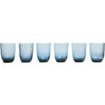 Blåa Vattenglas från Nasonmoretti 6 delar i Glas 