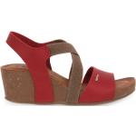 Sommar Röda Sandaletter med kilklack från IGI&Co för Damer 