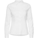 Vita Långärmade Långärmade skjortor från ICHI Sh 