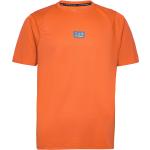 Orange Kortärmade Kortärmade T-shirts från New Balance i Storlek S 