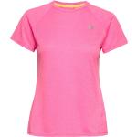 Rosa Kortärmade Kortärmade T-shirts från New Balance i Storlek XS 