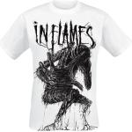 In Flames T-shirt - Big Creature - S XXL - för Herr - vit
