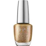 Limited Edition Guldiga Nagellack Glossy från OPI Infinite Shine med Guldflingor med lång varaktighet 15 ml för Damer 