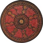 Röda Runda mattor på rea med diameter 160cm i Polypropen 