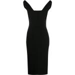 Vadlånga Svarta Ärmlösa Sidenklänningar från Dolce & Gabbana i Storlek 3 XL för Damer 