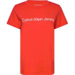 Röda Kortärmade Kortärmade T-shirts från Calvin Klein Jeans 2 delar i Storlek XS 