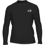 Svarta Oeko-Tex Långärmade Tränings t-shirts i Storlek L för Damer 