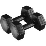 Iron Gym Fixed Hex Dumbbell 2kg Pair Träningsutrustning Black Svart