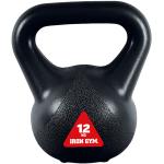 Iron Gym Kettlebell 12kg Träningsutrustning Black Svart