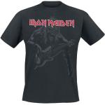 Svarta Iron Maiden T-shirts stora storlekar i Storlek 4 XL i Bomull för Herrar 