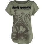 Gröna Iron Maiden T-shirts stora storlekar i Storlek 5 XL i Polyester för Damer 