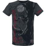 Svarta Iron Maiden T-shirts stora storlekar i Storlek 3 XL i Bomull för Herrar 