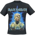Svarta Iron Maiden Band t-shirts i Storlek M i Bomull för Herrar 