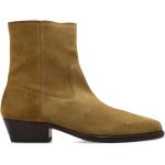 Beige Ankle-boots från Isabel Marant med spetsig tå med Klackhöjd 3cm till 5cm i Kalvskinn för Herrar 