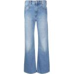 Ljusblåa High waisted jeans i Storlek M i Denim för Damer 