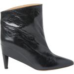 Svarta Ankle-boots från Isabel Marant på rea med spetsig tå i Läder för Damer 