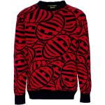 Streetwear Röda Stickade tröjor från IUTER med Rund ringning för Herrar 