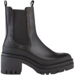 Svarta Ankle-boots från Ivylee Copenhagen på rea med Fyrkantig tå i Läder för Damer 