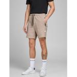 Casual Beige Sweat shorts från Jack & Jones på rea i Storlek XS i Polyester för Herrar 