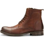 Bruna Ankle-boots från Jack & Jones på rea med Snörning i Läder för Herrar 